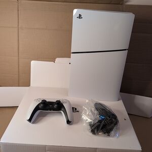 Sony PlayStation Console with White Controller